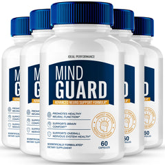 IDEAL PERFORMANCE Mind Guard bottle front, for daily cognitive support.