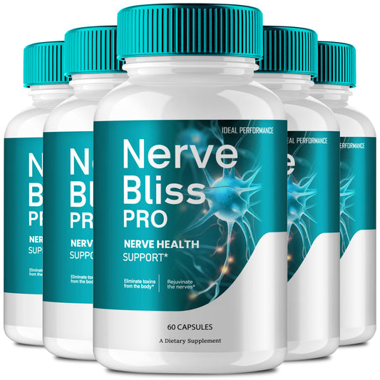 IDEAL PERFORMANCE Nerve Bliss Pro bottle shows maximum strength nerve support