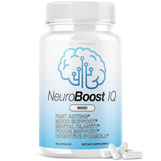 IDEAL PERFORMANCE Neuro Boost IQ bottle image showing capsules for daily focus support