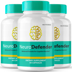 IDEAL PERFORMANCE Neuro Defender bottle and capsules for memory support
