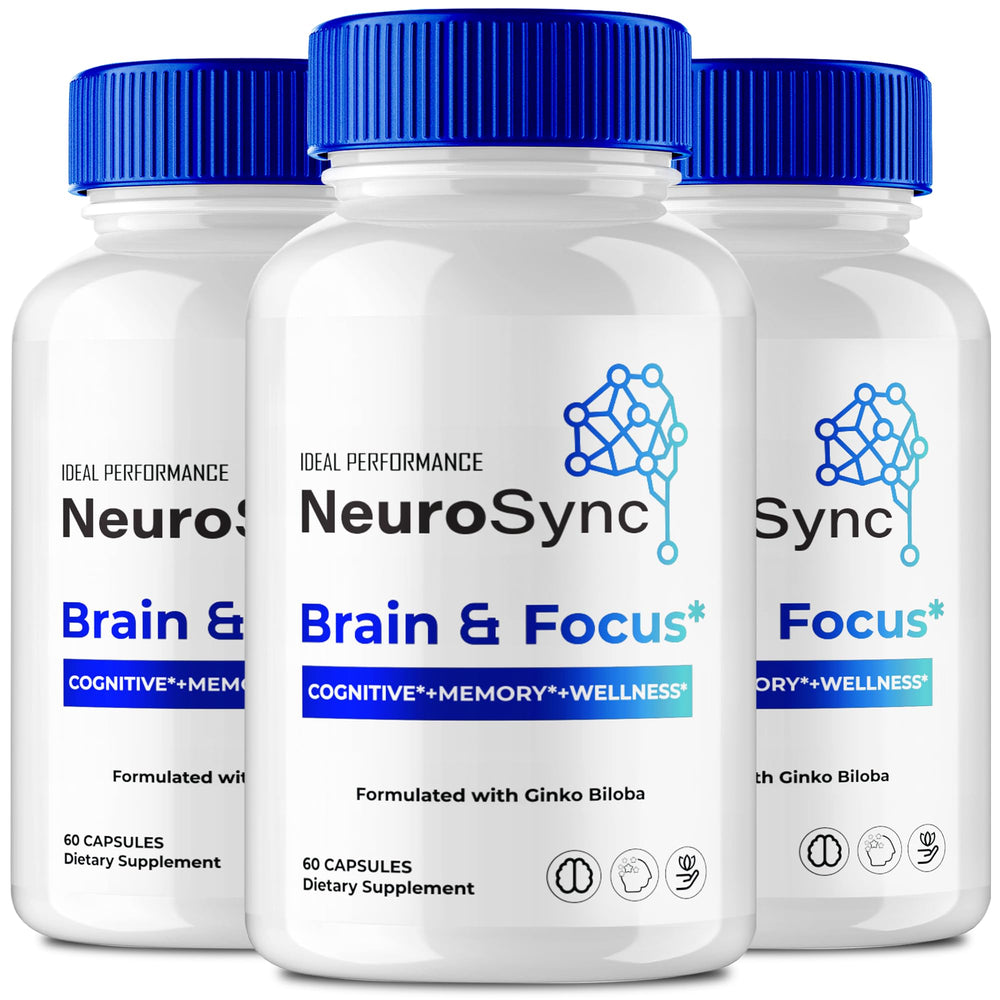 IDEAL PERFORMANCE Neuro Sync capsules bottle for daily focus support
