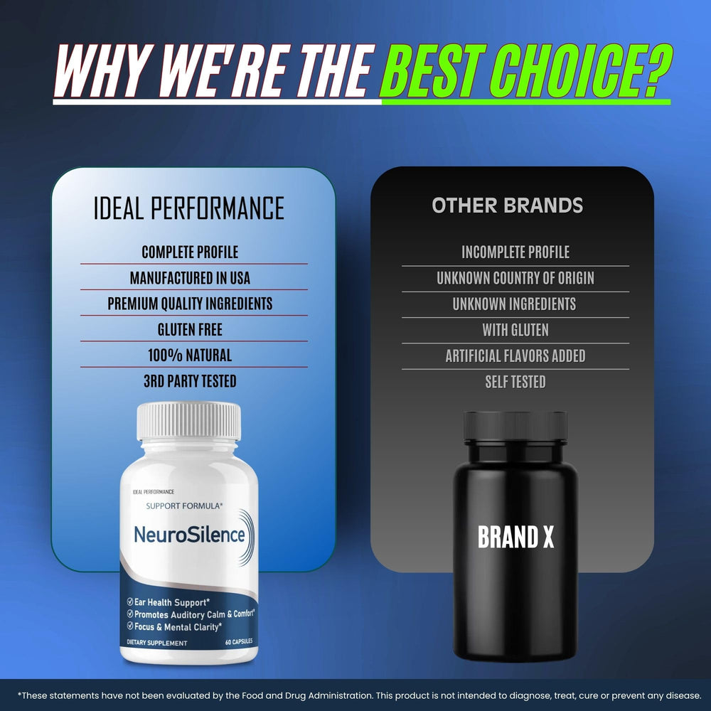 IDEAL PERFORMANCE Neurosilence user reviews emphasize trust and consistency.