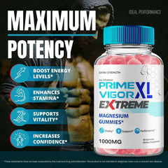 IDEAL PERFORMANCE Prime Vigor XL Extreme packaging front emphasizing strength and endurance
