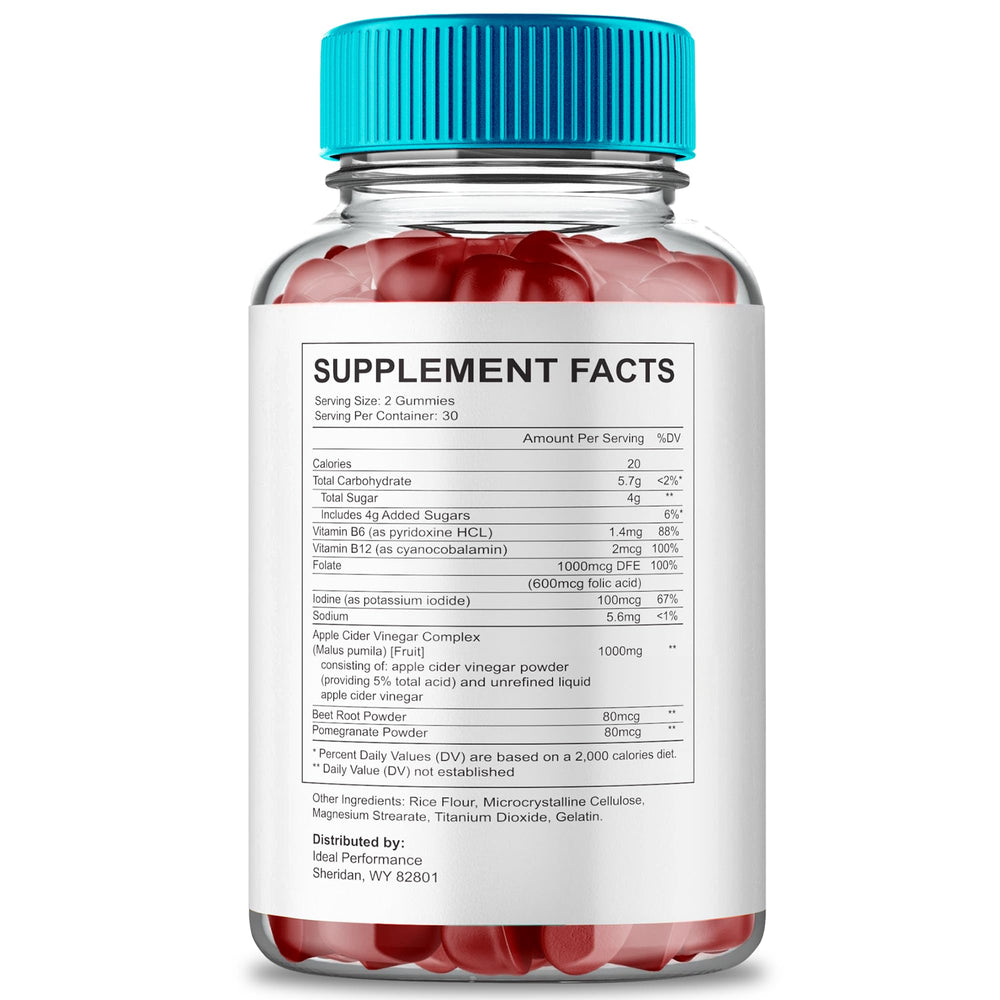 IDEAL PERFORMANCE Primo TRT Gummies front label highlights maximum strength formula for men.