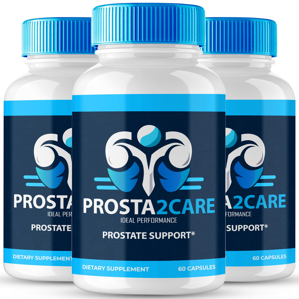 IDEAL PERFORMANCE Prosta2Care bottle front enhances quick product recognition and confidence.