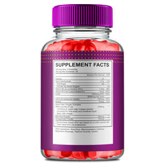 IDEAL PERFORMANCE Proton ACV Gummies bottle back showing ingredients and natural formula.