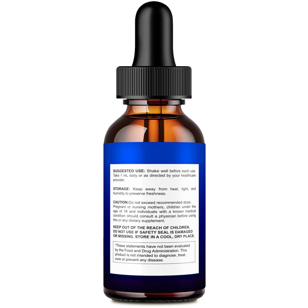 Ideal Performance Respilean Drops label-closeup reveals the all-natural formula details.