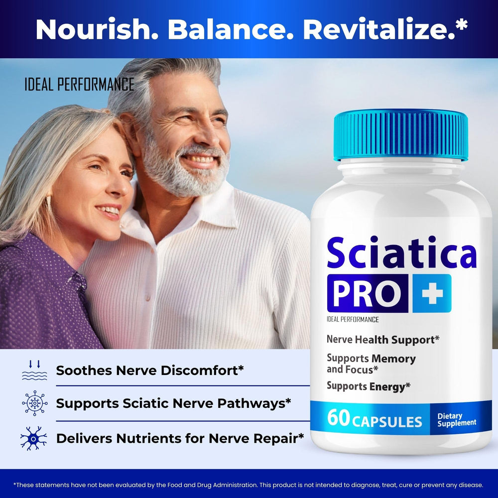 IDEAL PERFORMANCE Sciatica Pro Plus on daily routine image suggests consistent nerve support