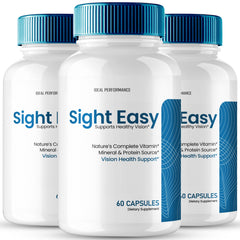IDEAL PERFORMANCE Sight Easy bottle front view supports daily eye health.