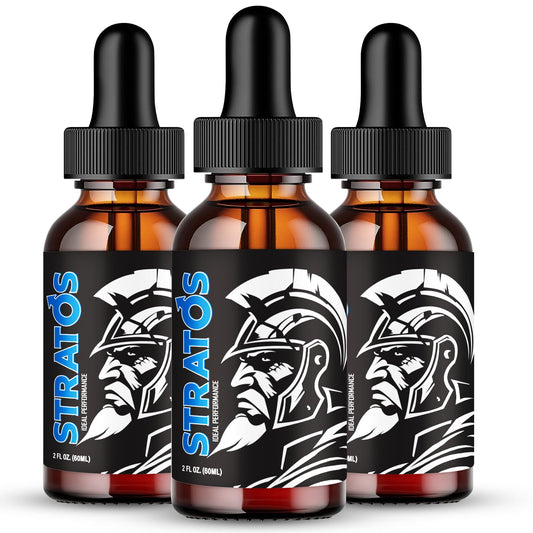 IDEAL PERFORMANCE Stratos Drops bottle for potent liquid drops supporting male vitality