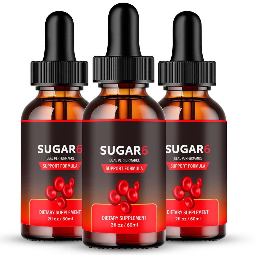 IDEAL PERFORMANCE Sugar Six Drops bottle for a convenient daily wellness routine.