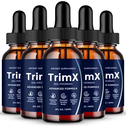IDEAL PERFORMANCE TrimX Drops bottle front view for quick product recognition