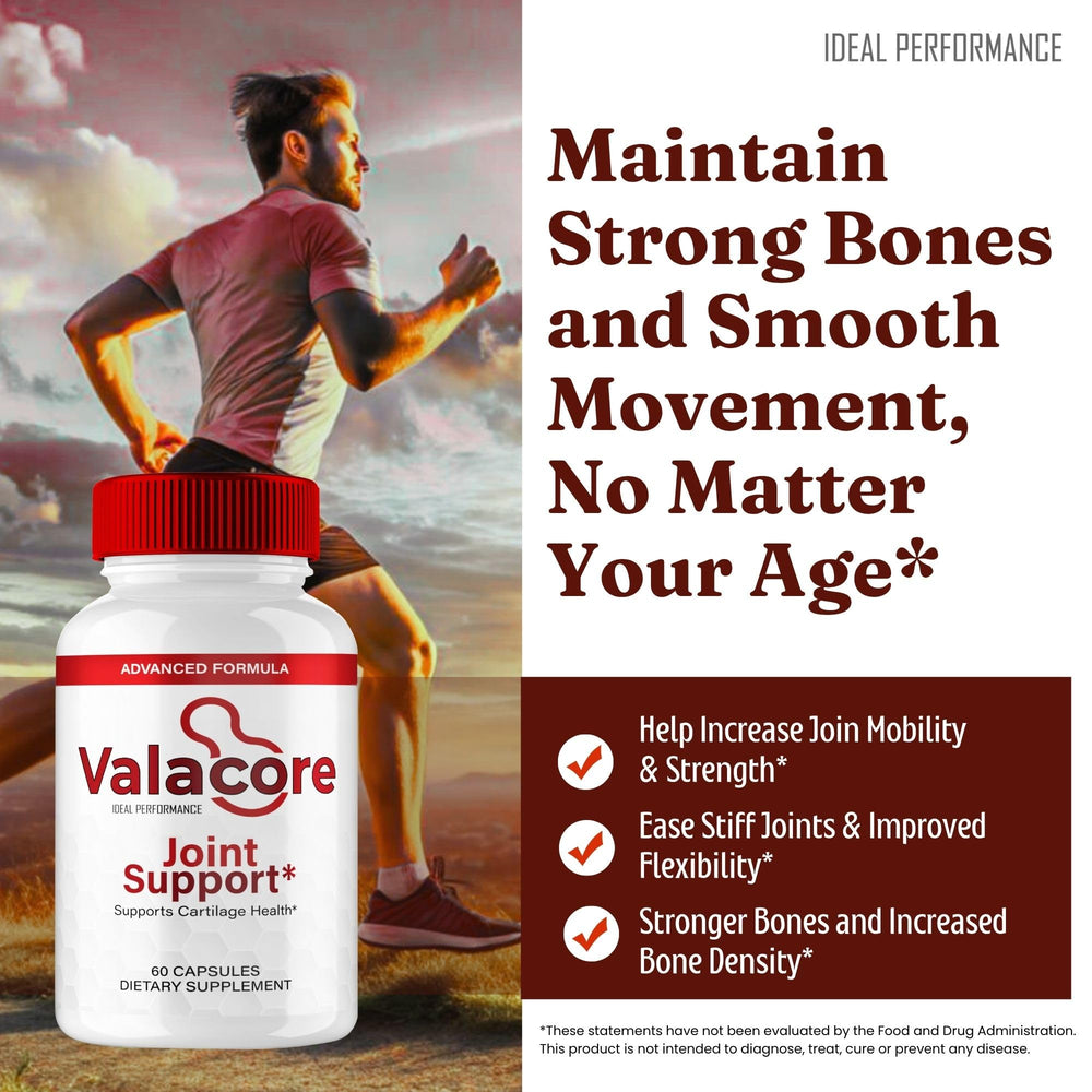 IDEAL PERFORMANCE Valacore capsules being swallowed to illustrate daily ritual