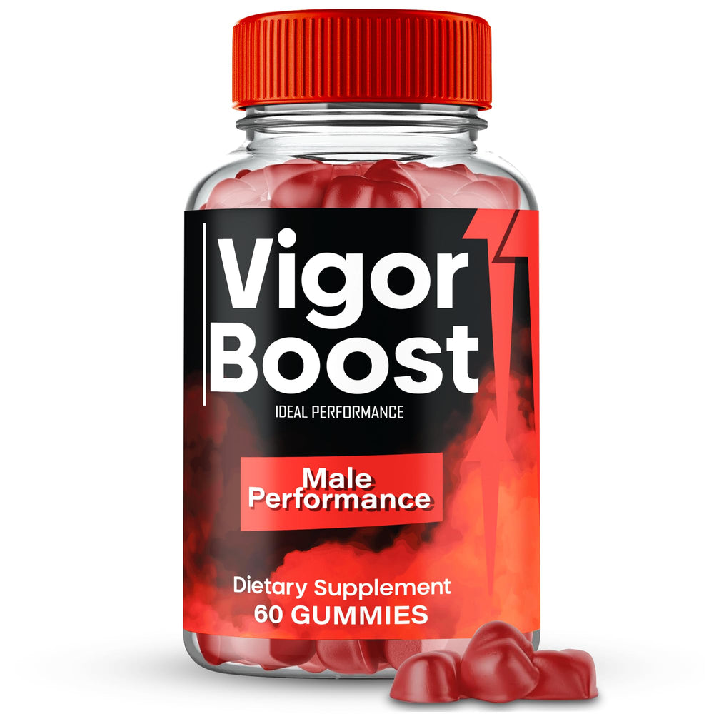IDEAL PERFORMANCE Vigor Boost Gummies bottle front view for daily energy support
