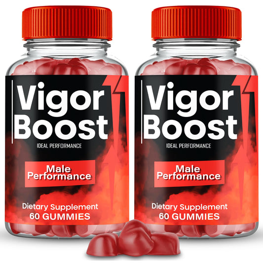 IDEAL PERFORMANCE Vigor Boost Gummies bottle offers convenient daily energy support.