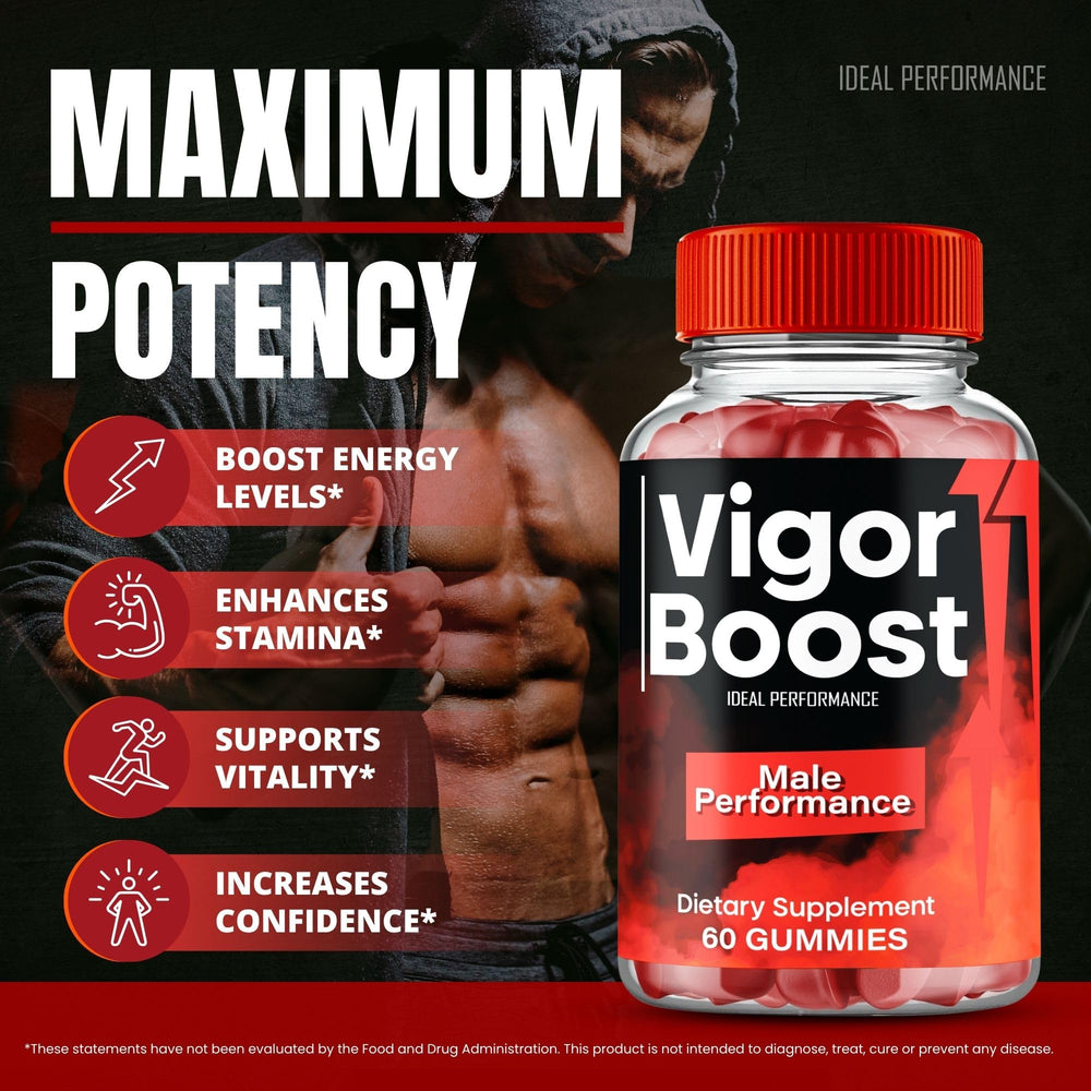 IDEAL PERFORMANCE Vigor Boost Gummies usage for men during workouts and daily activity