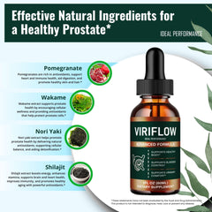 IDEAL PERFORMANCE ViriFlow Drops daily-use bottle shown in morning routine context.