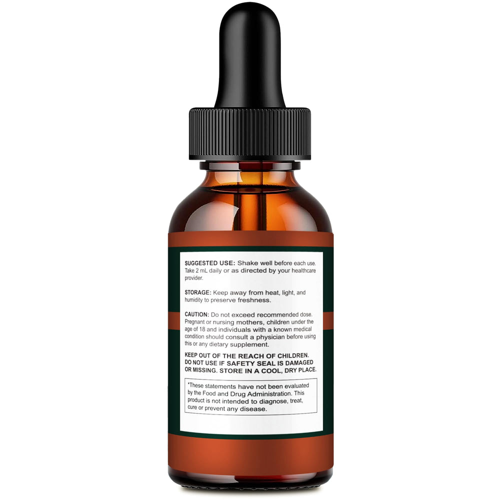 IDEAL PERFORMANCE ViriFlow Drops label highlights all-natural ingredients for daily use.