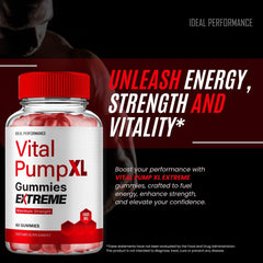IDEAL PERFORMANCE Vital PumpXL Gummies man active workout scene, supports everyday energy and wellness.