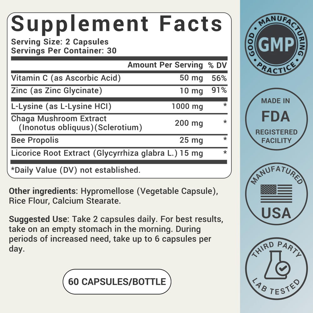Ideal Wellness GMP-compliant facility label indicating quality manufacturing standards.