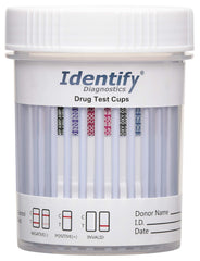 Identify Diagnostics 6-panel drug test cup pack for quick home or workplace screening