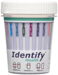 Identify Health 25-pack drug screen front view for bulk testing.