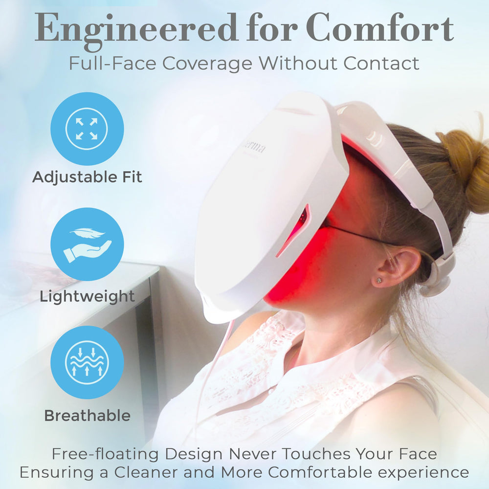 iderma neck-and-face treatment via light therapy