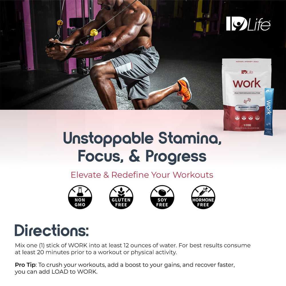 IDLife Blueberry Crush Work-15 Sticks travel-friendly option for daily routines