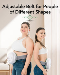 Idoo ergonomic design hugs the torso for precise, comfortable massage.