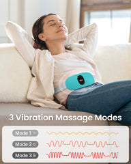 iDOO heating pad quickly heats in seconds for on-the-go comfort.