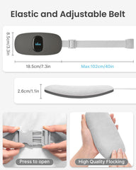 iDOO heating pad features 3 massage modes for soothing vibration.