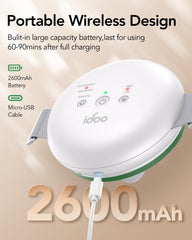 Idoo removable washable cover keeps the massager clean.