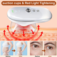 IDUNSEED LED therapy red-blue light provides skin-brightening and texture enhancement.