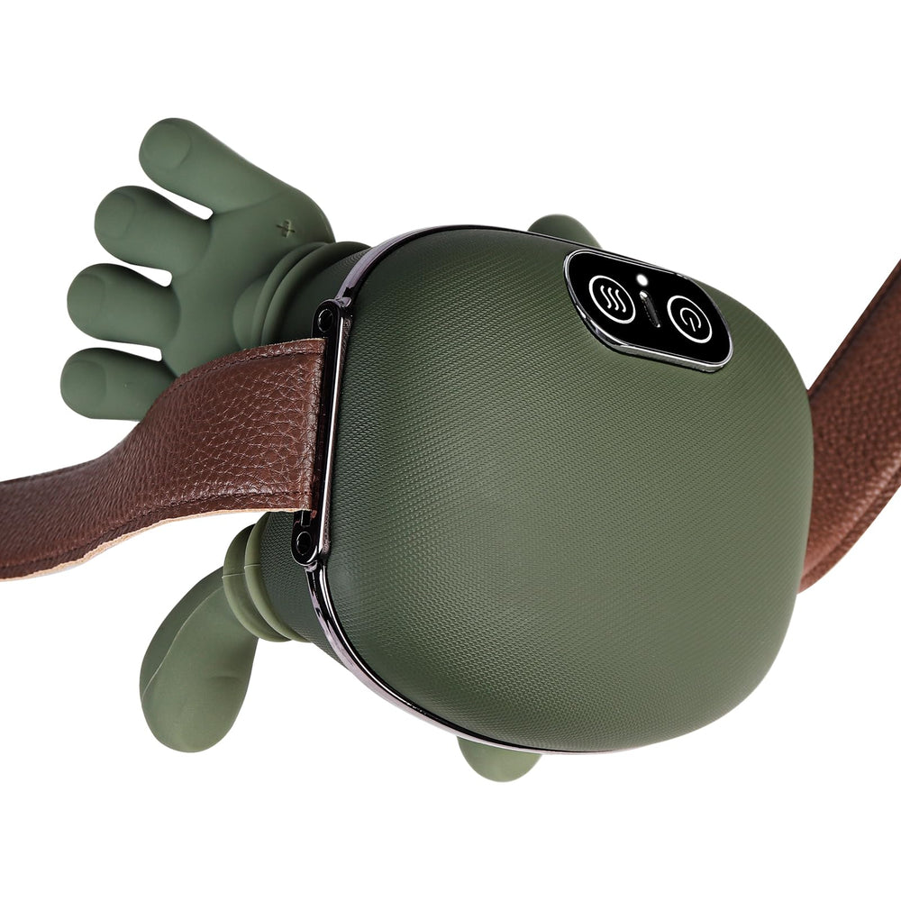 IeBilif neck massager with heat delivers 4D kneading for neck and shoulder relief.