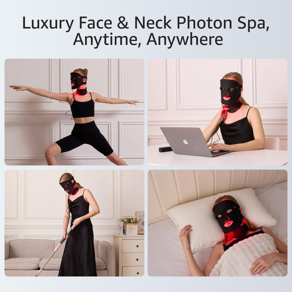IFAE mask featuring a 3D neck contour for full coverage