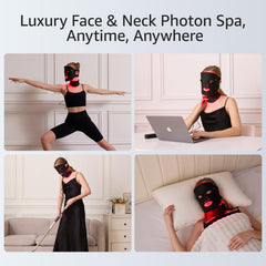 IFAE mask featuring a 3D neck contour for full coverage