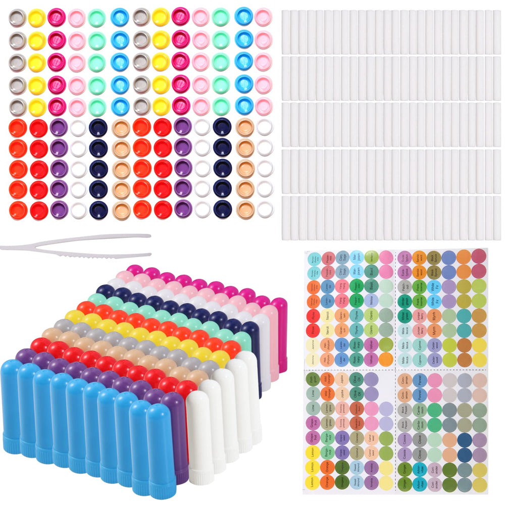ifin nasal inhalers set in twelve colors for portable scent moments