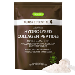 Igennus free-range collagen packaging highlights clean label and ethical sourcing.