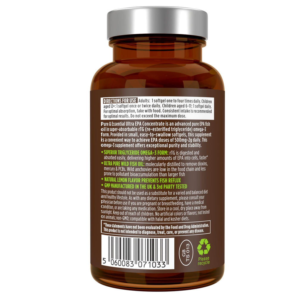 Igennus Ultra Pure Omega-3 EPA sourced from sustainable Pacific anchovies.