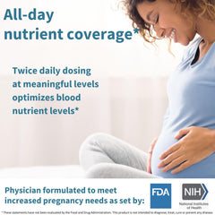 Igennus vegan halal non-GMO prenatal seal on box