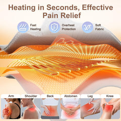 IGXHAVIZ heating pad with 4 timers adjusts to your schedule.
