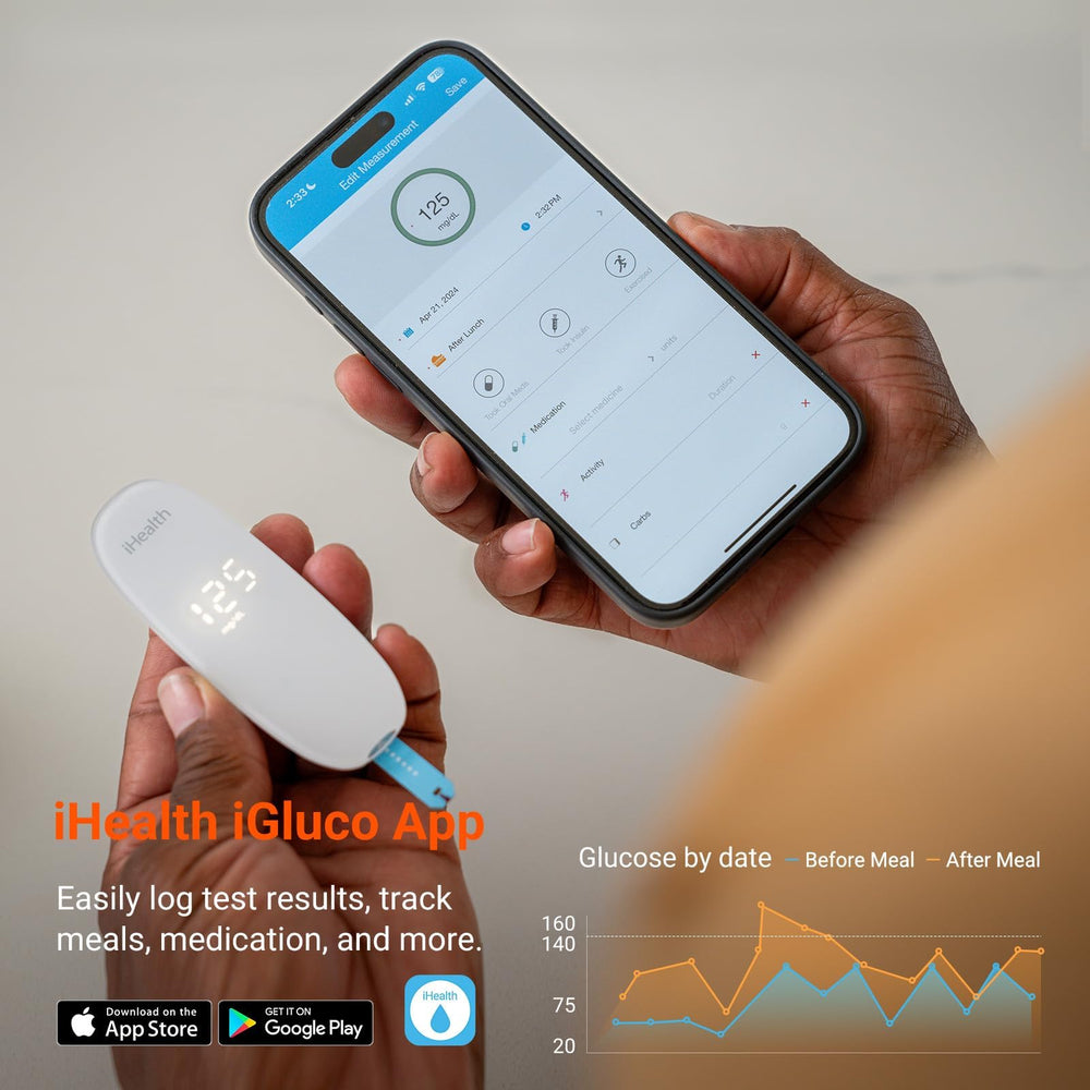 iHealth Gluco+ lancets pack with ample testing options