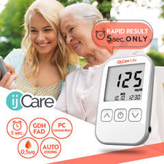 ijCare lancets 30-gauge for smoother, less painful sampling