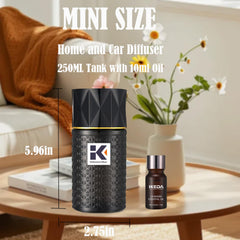 Ikeda scents lavender oil diffuser accompanied by 10 ml oil for calming aromas.