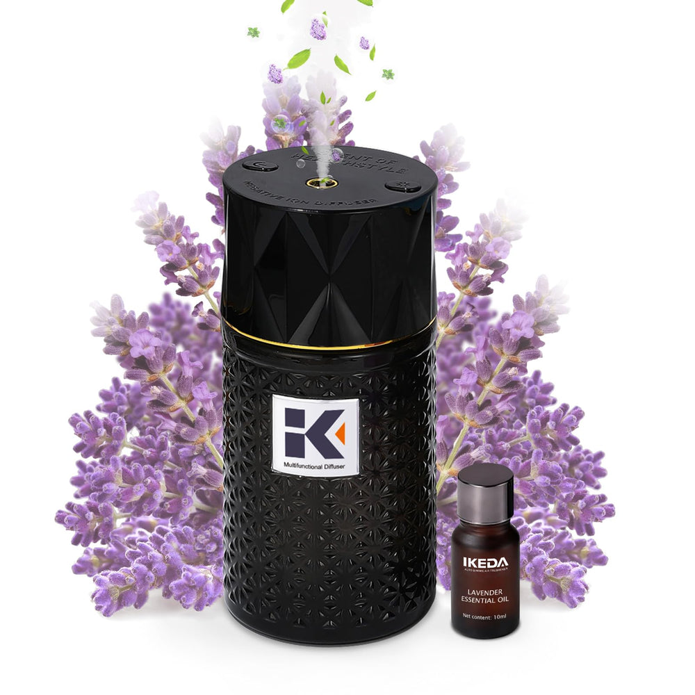 Ikeda Style-Life car diffuser in cup holder for on-the-go aromatherapy