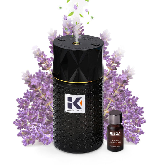 Ikeda Style-Life car diffuser in cup holder for on-the-go aromatherapy
