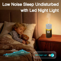 Ikeda Style-Life diffuser showing three mist modes and ion release indicator.