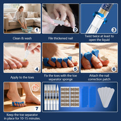 iKeener travel-ready nail fungus pen in a gym bag for discreet use.