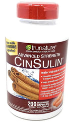 IKJ Cinsulin Cinnamon bottle label shows a cinnamon-forward wellness blend
