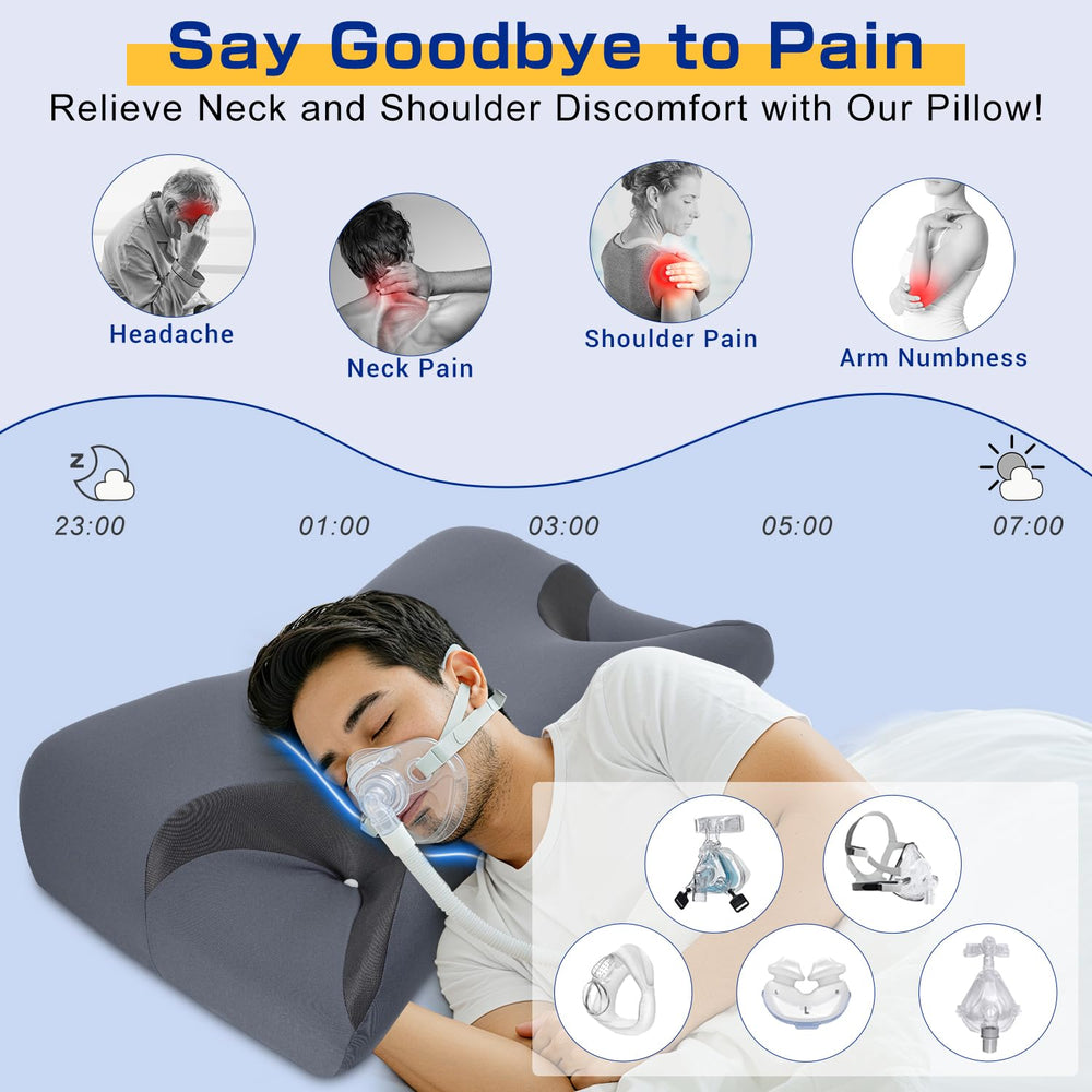 IKSTAR CPAP pillow removable 2cm insert for customizable height
